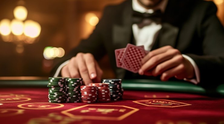 Layar mobile menampilkan halaman slot game yang interaktif dan menarik